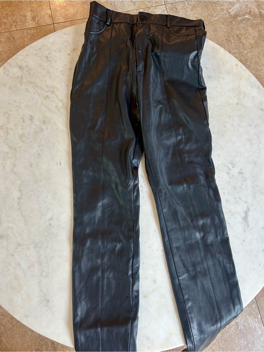 NWOT Zara Faux Leather Pants